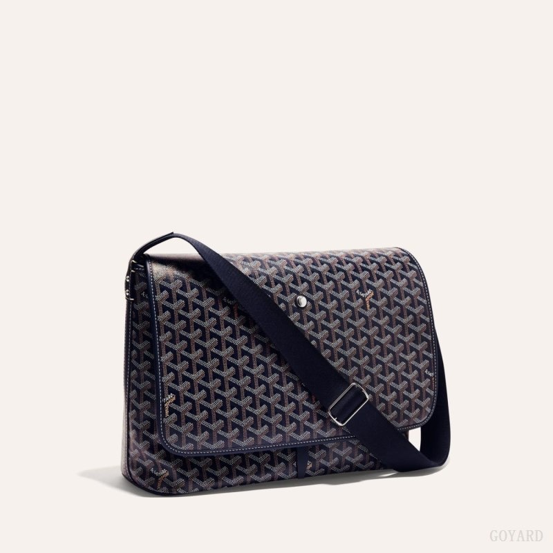 Navy Blue Goyard CAPETIEN MM MESSENGER BAG | RWKU7786