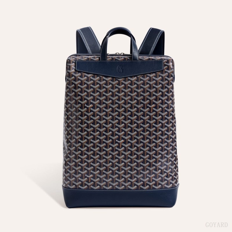 Navy Blue Goyard Cisalpin Backpack | TAYL2814