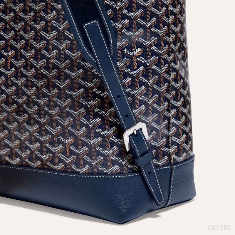 Navy Blue Goyard Cisalpin Backpack | TAYL2814