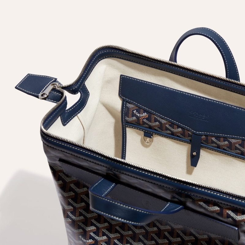 Navy Blue Goyard Cisalpin Backpack | TAYL2814