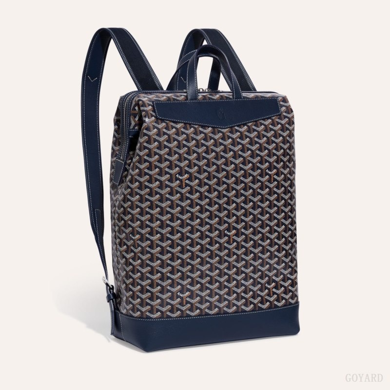 Navy Blue Goyard Cisalpin Backpack | TAYL2814