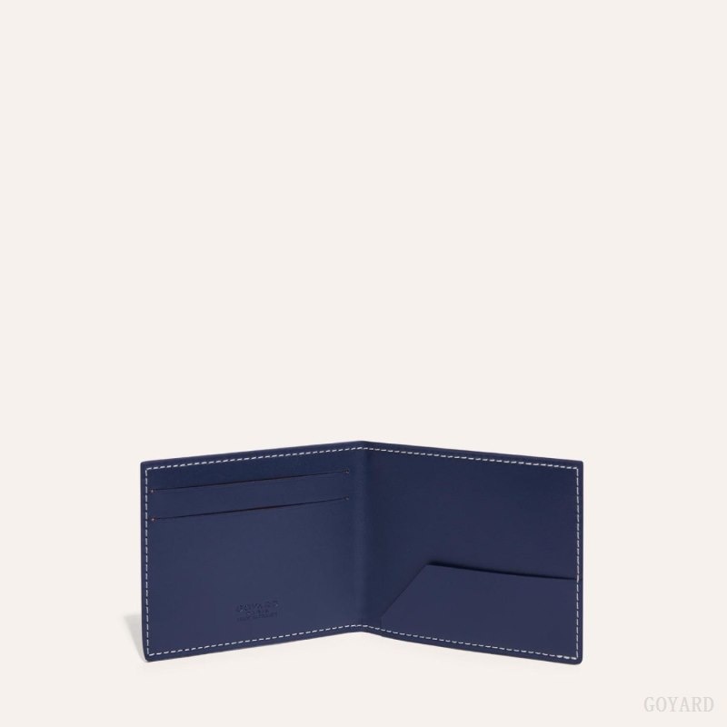 Navy Blue Goyard INSERT VICTOIRE CARD WALLET | OIYI8104