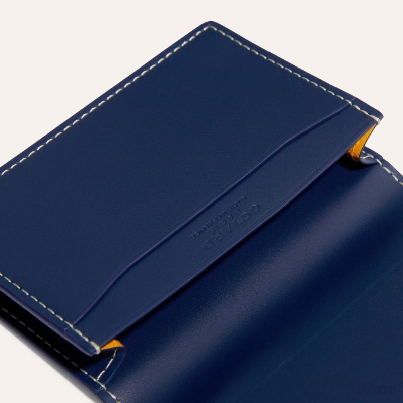 Navy Blue Goyard MALESHERBES CARD WALLET | GANT1070