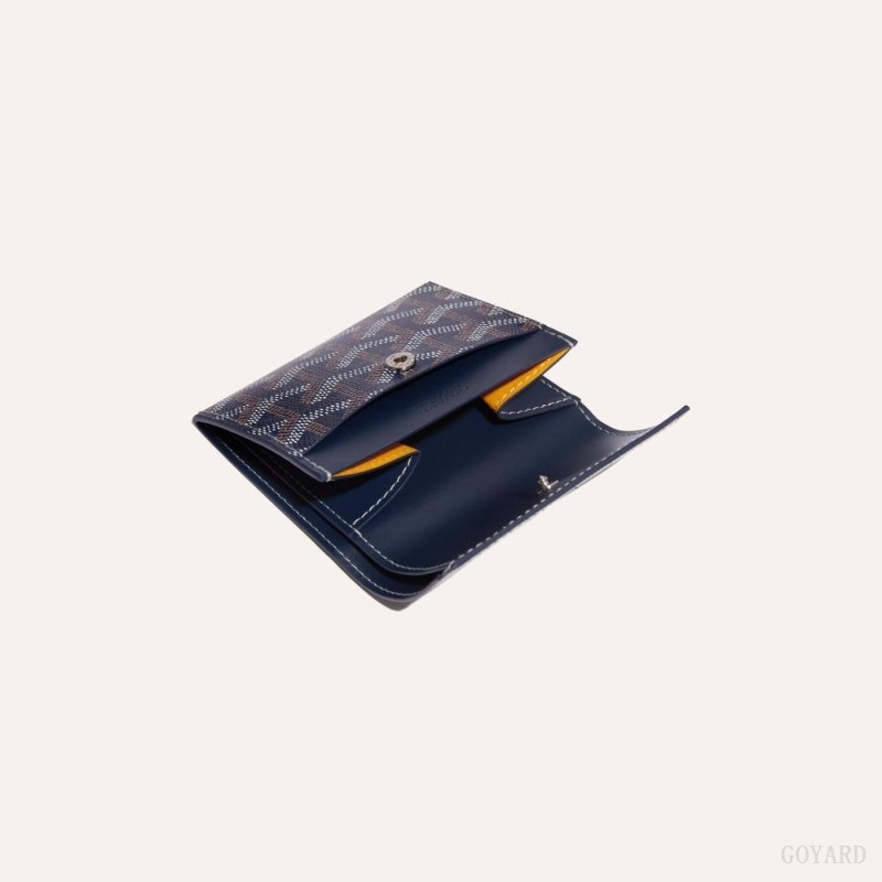 Navy Blue Goyard MARIGNY WALLET | TJRK0887