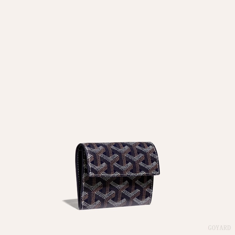 Navy Blue Goyard MARIGNY WALLET | TJRK0887