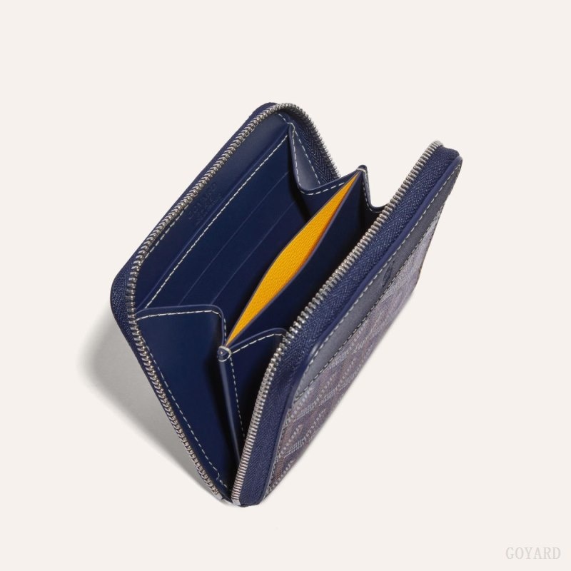 Navy Blue Goyard MATIGNON PM WALLET | VJNQ1716