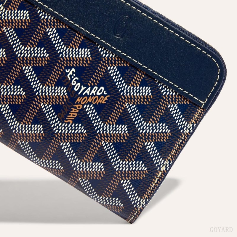 Navy Blue Goyard MATIGNON PM WALLET | VJNQ1716