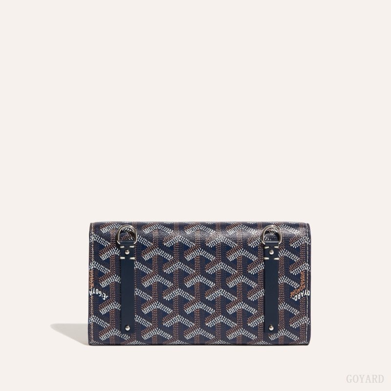 Navy Blue Goyard Monte-Carlo Mini Case | RKXE1391