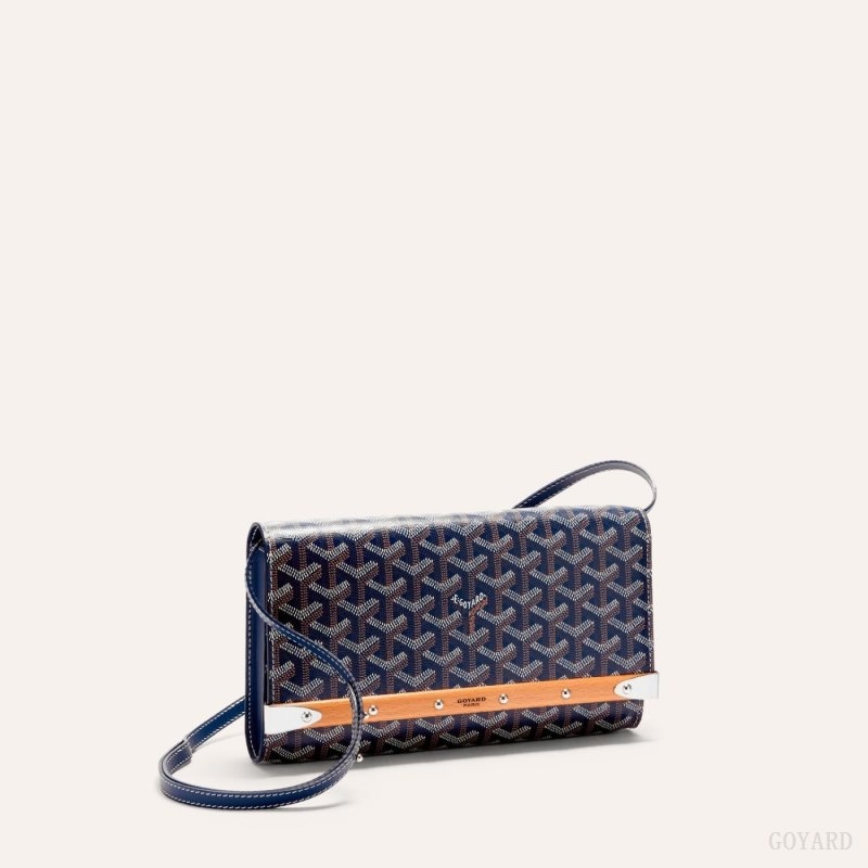 Navy Blue Goyard Monte-Carlo PM Clutch | QIHR1646