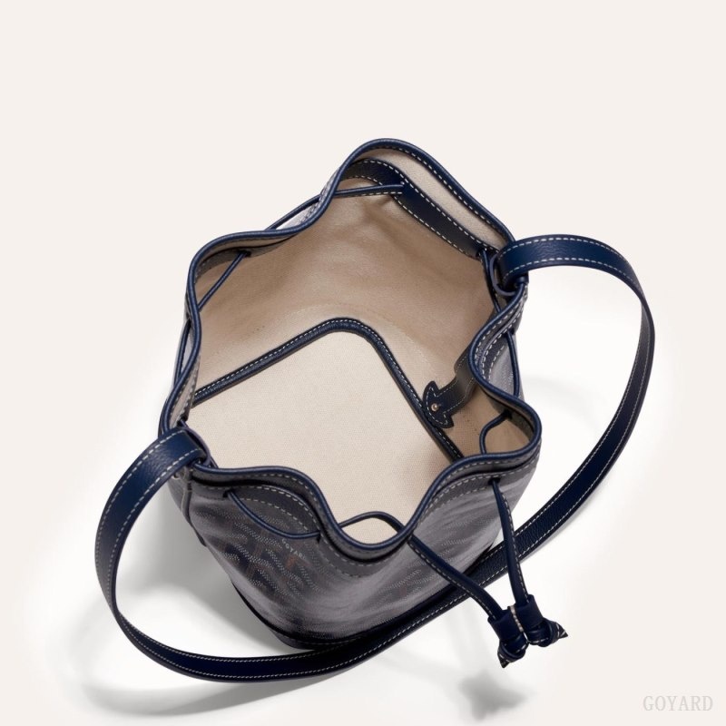 Navy Blue Goyard PETIT FLOT BUCKET BAG | CFZT2613