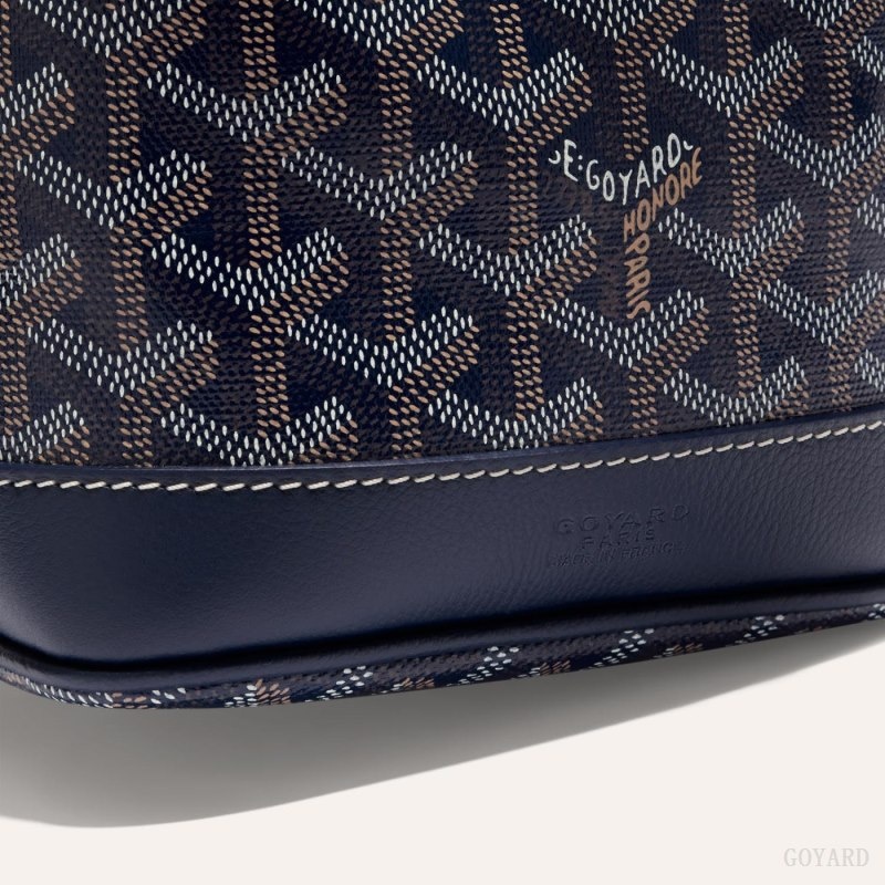 Navy Blue Goyard PETIT FLOT BUCKET BAG | CFZT2613