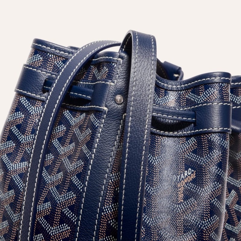 Navy Blue Goyard PETIT FLOT BUCKET BAG | CFZT2613