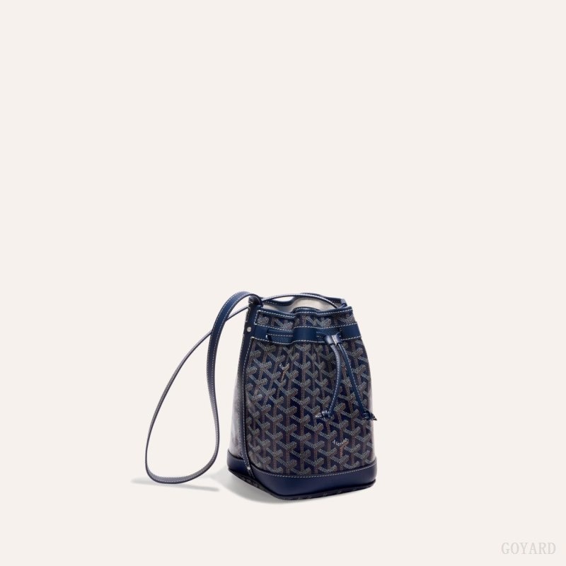 Navy Blue Goyard PETIT FLOT BUCKET BAG | CFZT2613