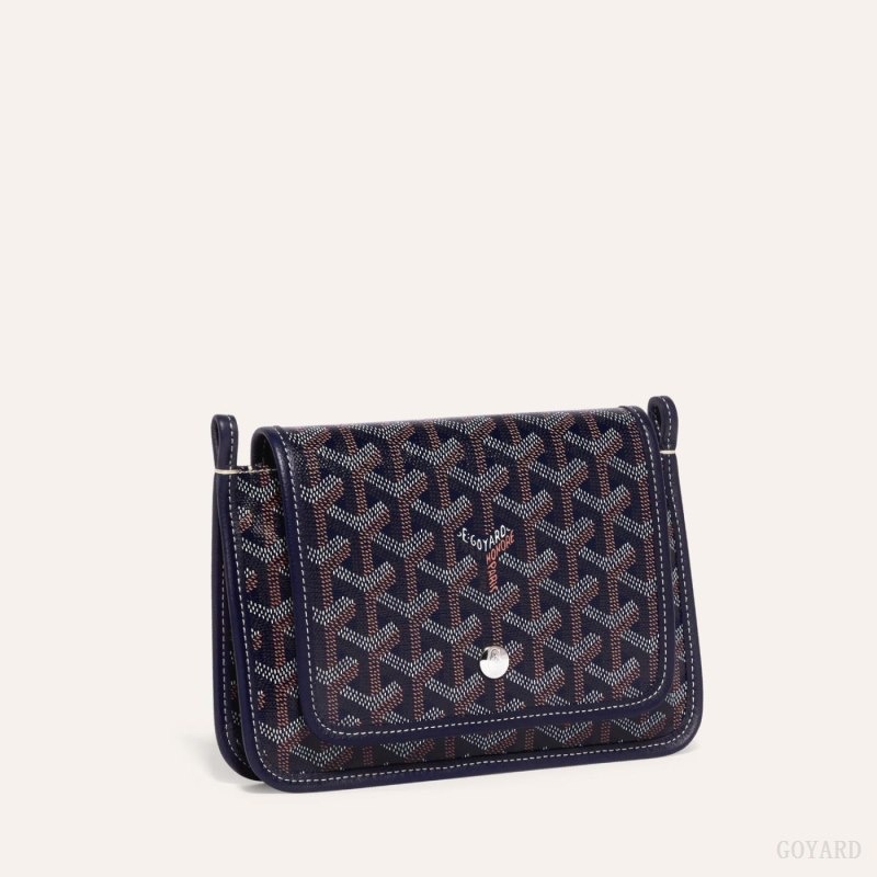 Navy Blue Goyard PLUMET POCKET WALLET | WFCZ0854