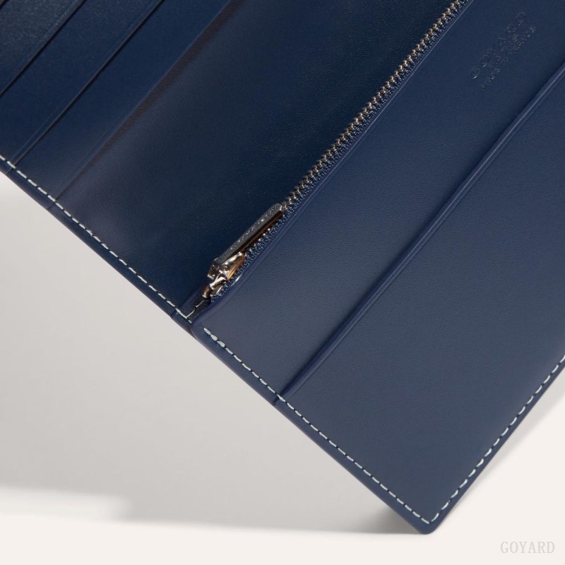 Navy Blue Goyard RICHELIEU WALLET | VERL6978