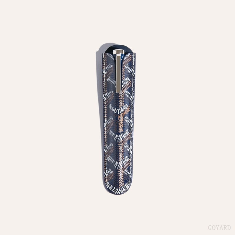 Navy Blue Goyard Rollerball Travel Pen | ZSEN8377