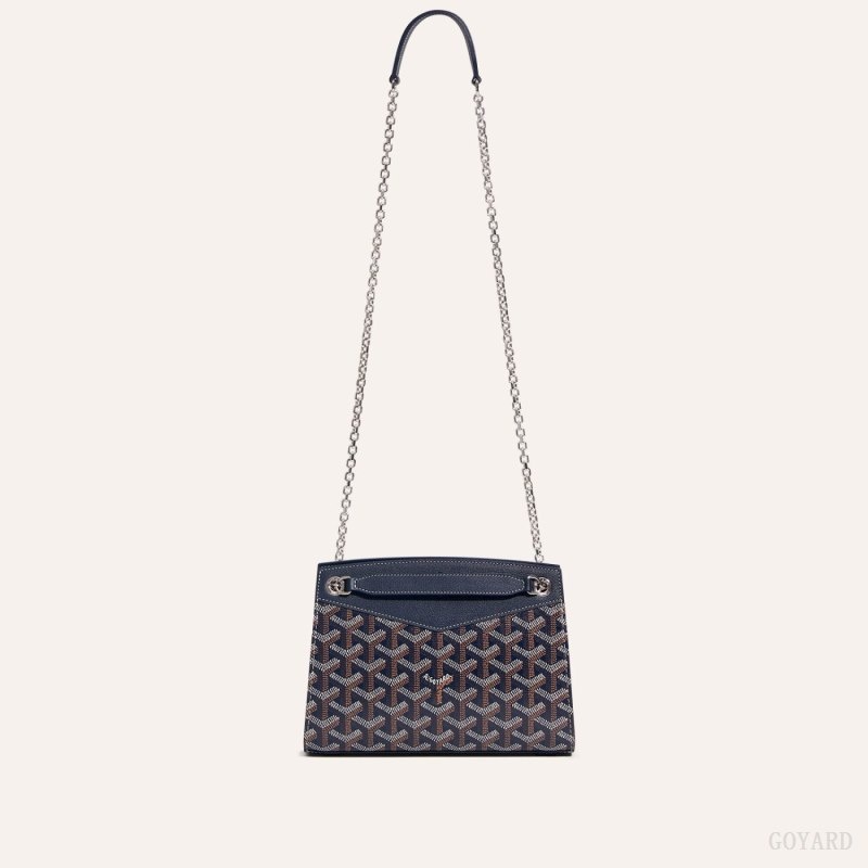 Navy Blue Goyard Rouette Structuré Mini Bag | NSFR5970