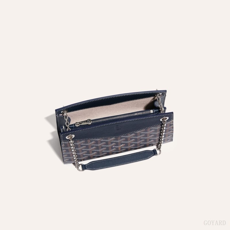 Navy Blue Goyard Rouette Structuré Mini Bag | NSFR5970