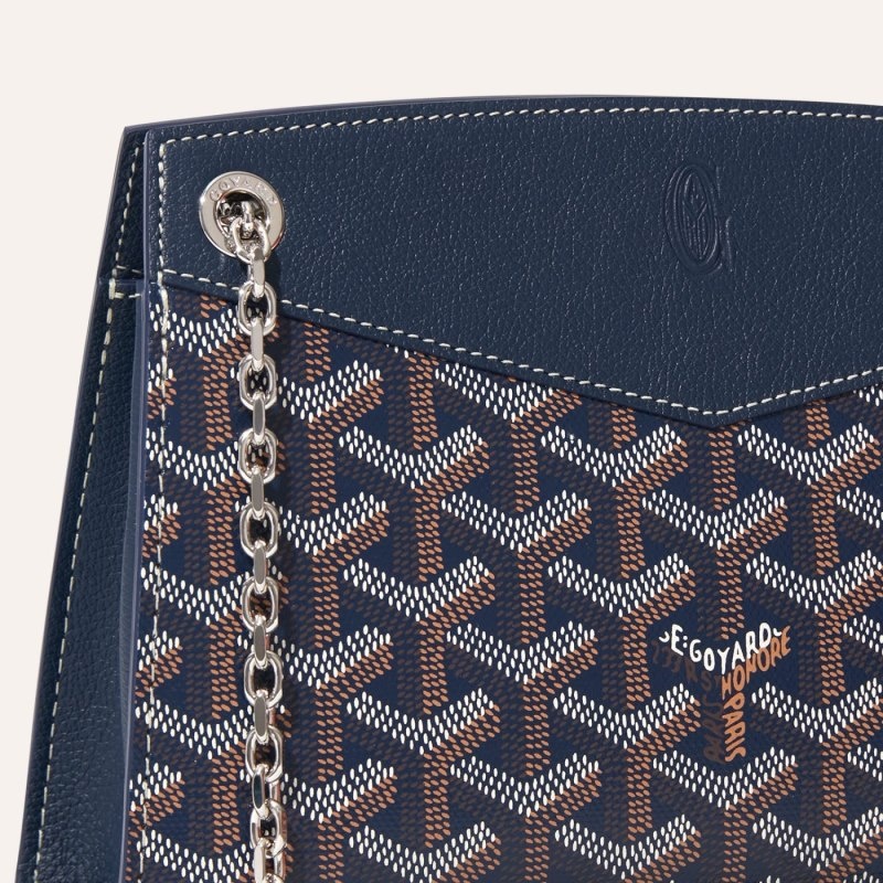 Navy Blue Goyard Rouette Structuré Mini Bag | NSFR5970