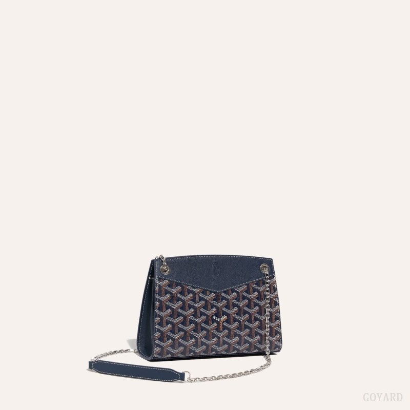 Navy Blue Goyard Rouette Structuré Mini Bag | NSFR5970