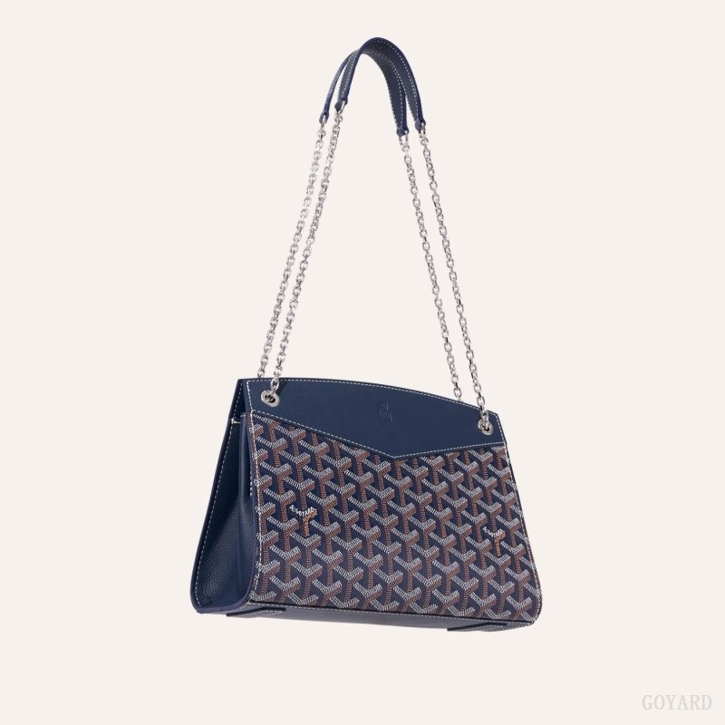 Navy Blue Goyard Rouette Structuré PM Bag | SNFQ0974