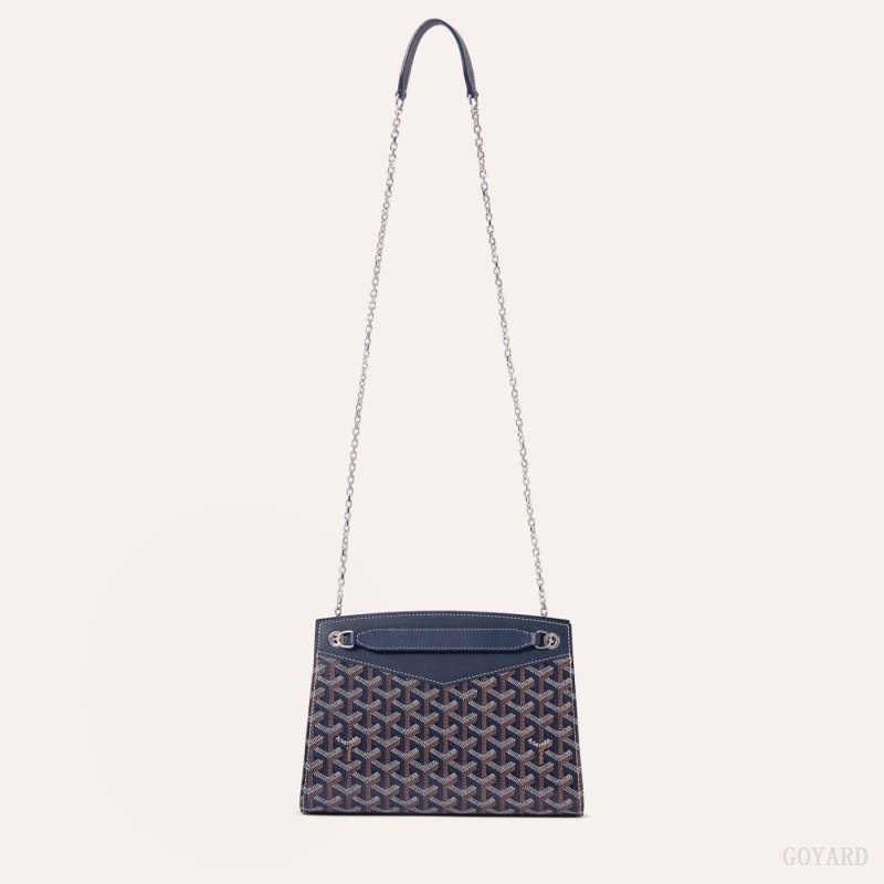 Navy Blue Goyard Rouette Structuré PM Bag | SNFQ0974