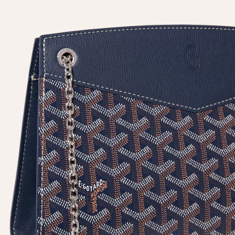 Navy Blue Goyard Rouette Structuré PM Bag | SNFQ0974