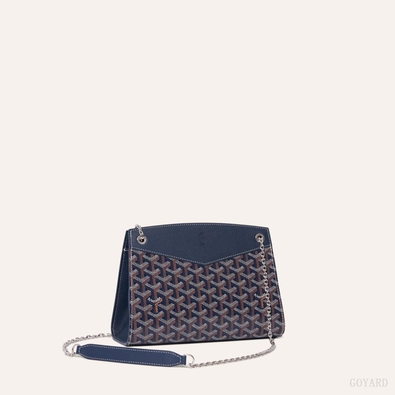 Navy Blue Goyard Rouette Structuré PM Bag | SNFQ0974