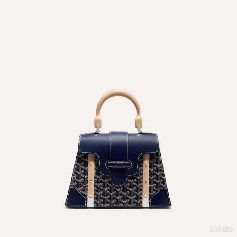 Navy Blue Goyard SAÏGON PM BAG | REBC0412