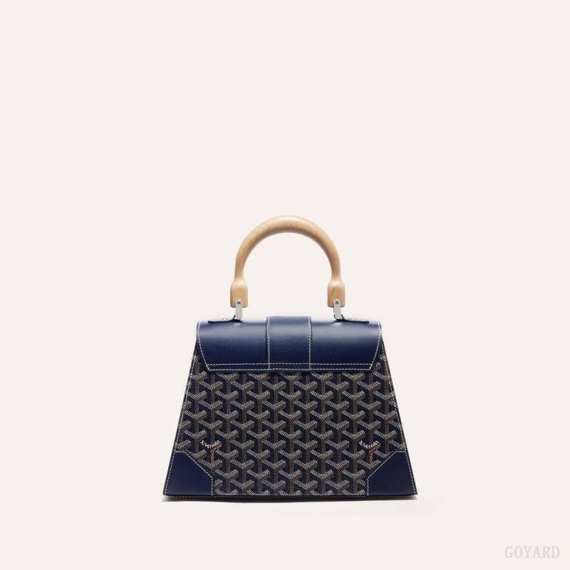 Navy Blue Goyard SAÏGON PM BAG | REBC0412