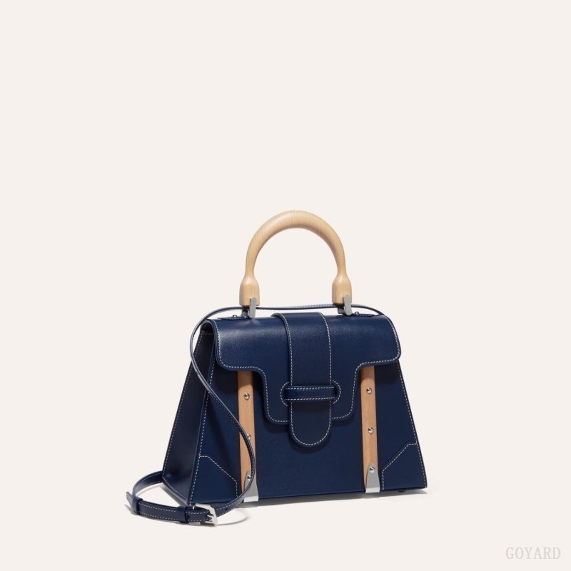 Navy Blue Goyard SAÏGON PM BAG | UPRQ3302