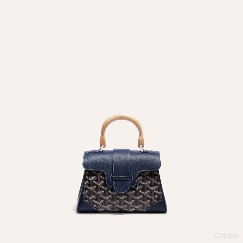 Navy Blue Goyard SAIGON SOUPLE MINI BAG | CFRK6196