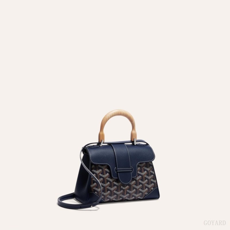 Navy Blue Goyard SAIGON SOUPLE MINI BAG | CFRK6196