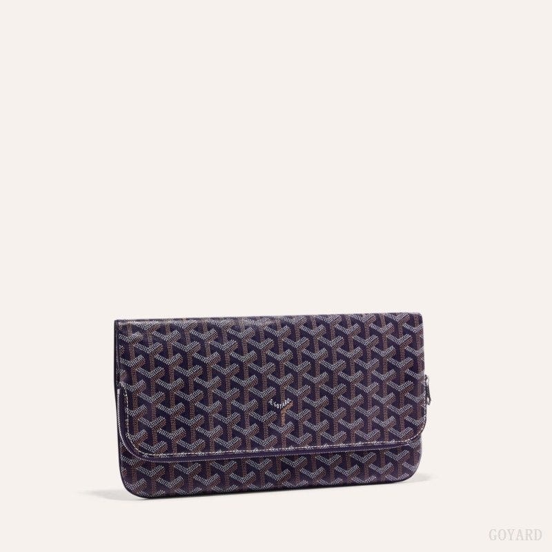 Navy Blue Goyard SAINTE-MARIE CLUTCH | YBSC3334