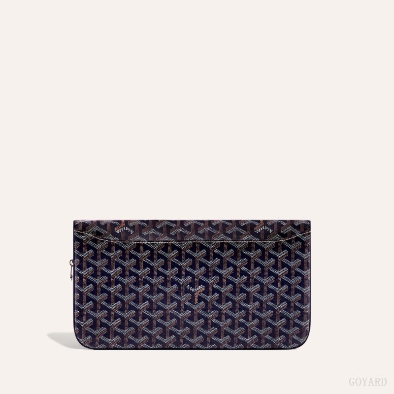 Navy Blue Goyard SAINTE-MARIE CLUTCH | YBSC3334