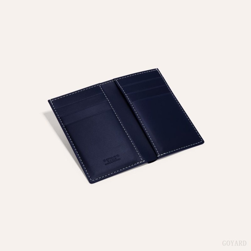 Navy Blue Goyard SAINT-PIERRE CARD WALLET | LYLG5695