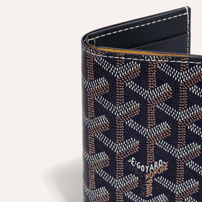 Navy Blue Goyard SAINT-PIERRE CARD WALLET | LYLG5695