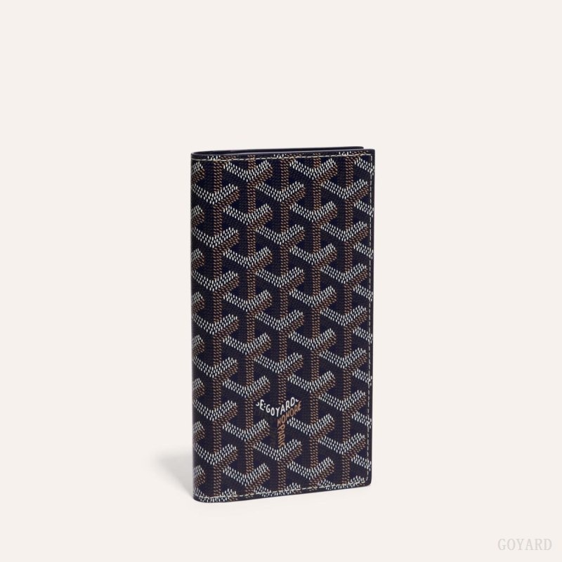 Navy Blue Goyard SAINT-ROCH WALLET | QECT5198