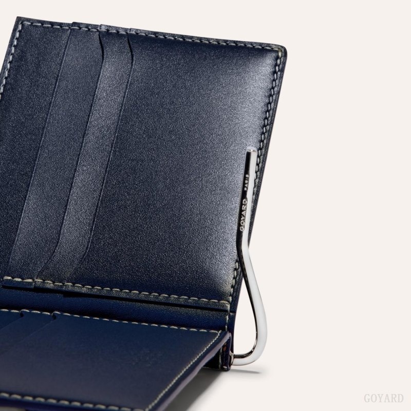 Navy Blue Goyard SAINT-THOMAS BILL FOLD | MBVX5268