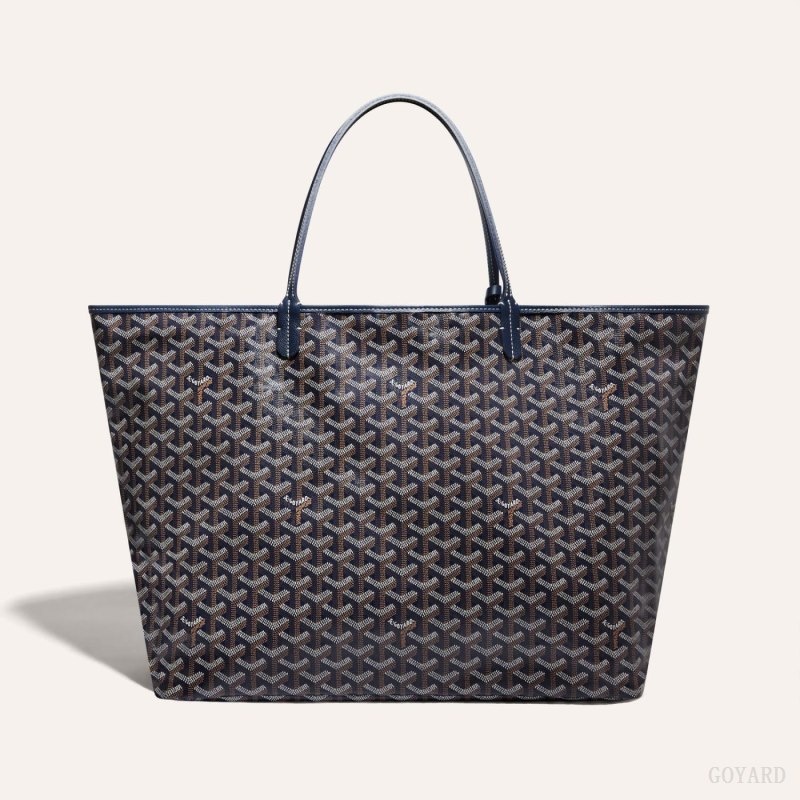 Navy Blue Goyard SAINT LOUIS GM BAG | OGVD9736