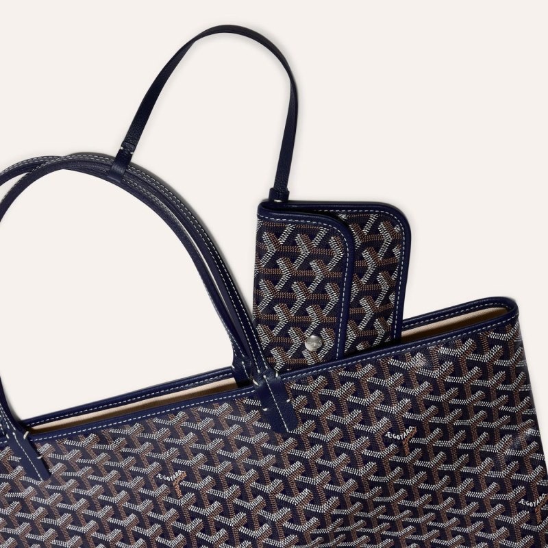 Navy Blue Goyard SAINT LOUIS GM BAG | OGVD9736