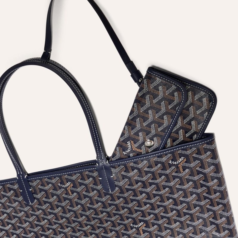 Navy Blue Goyard SAINT LOUIS PM BAG | MDQI0073