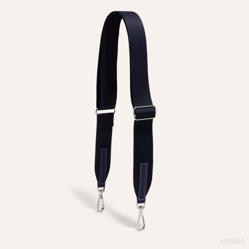 Navy Blue Goyard SANGLE MM STRAP | CFJA9633