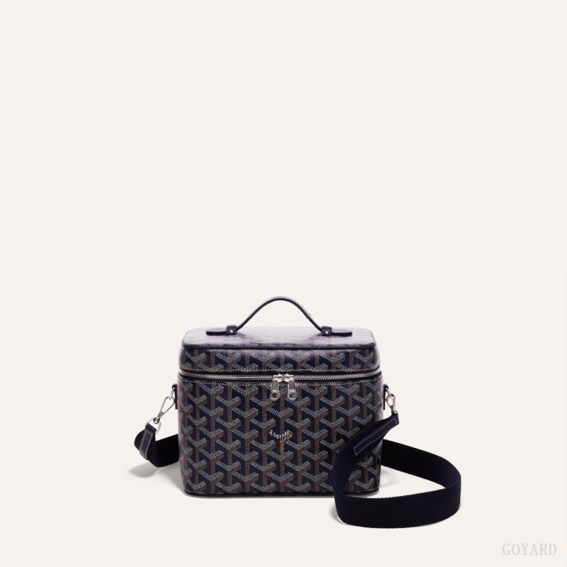 Navy Blue Goyard SANGLE PM STRAP | XWGW7949