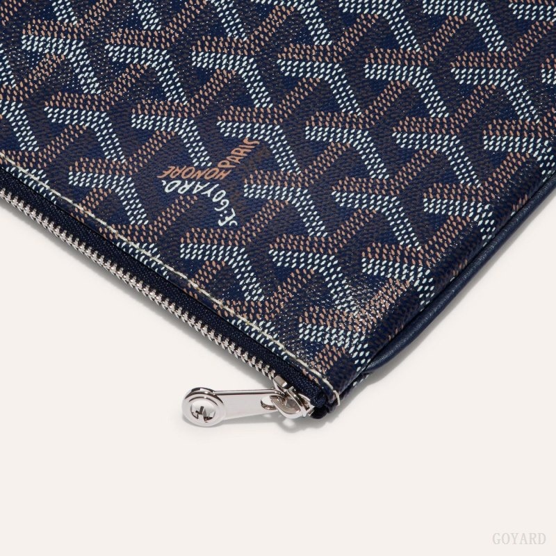 Navy Blue Goyard SÉNAT MM POCKET | WTGZ4148