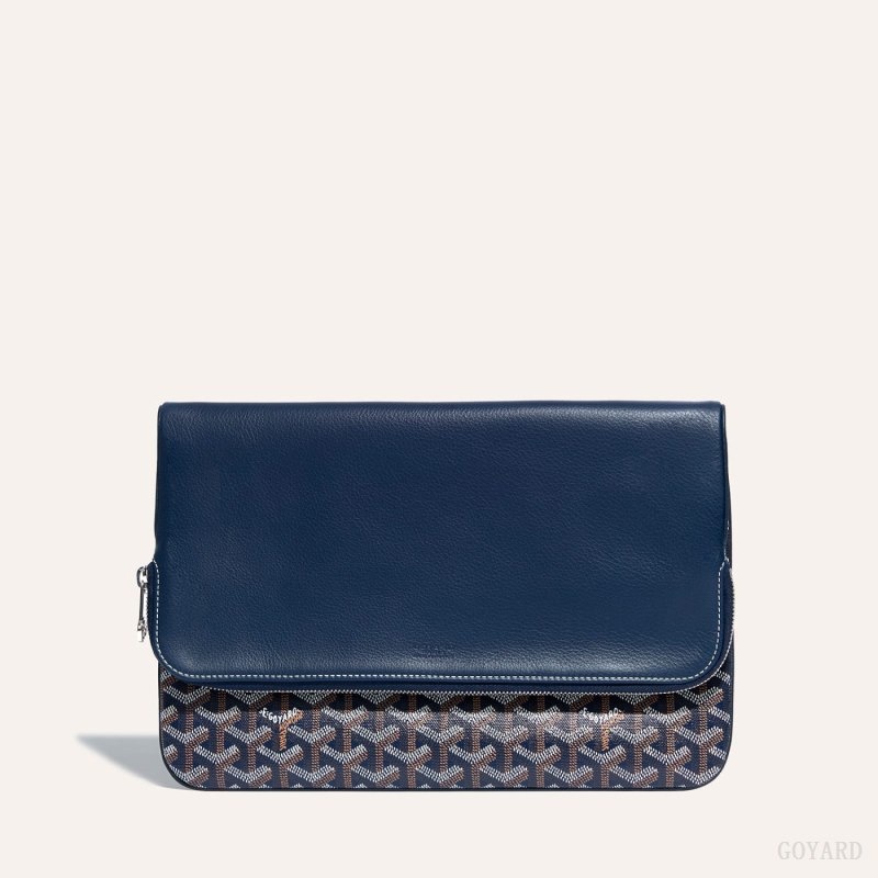 Navy Blue Goyard Sainte-Marie GM Clutch | FHQR1425