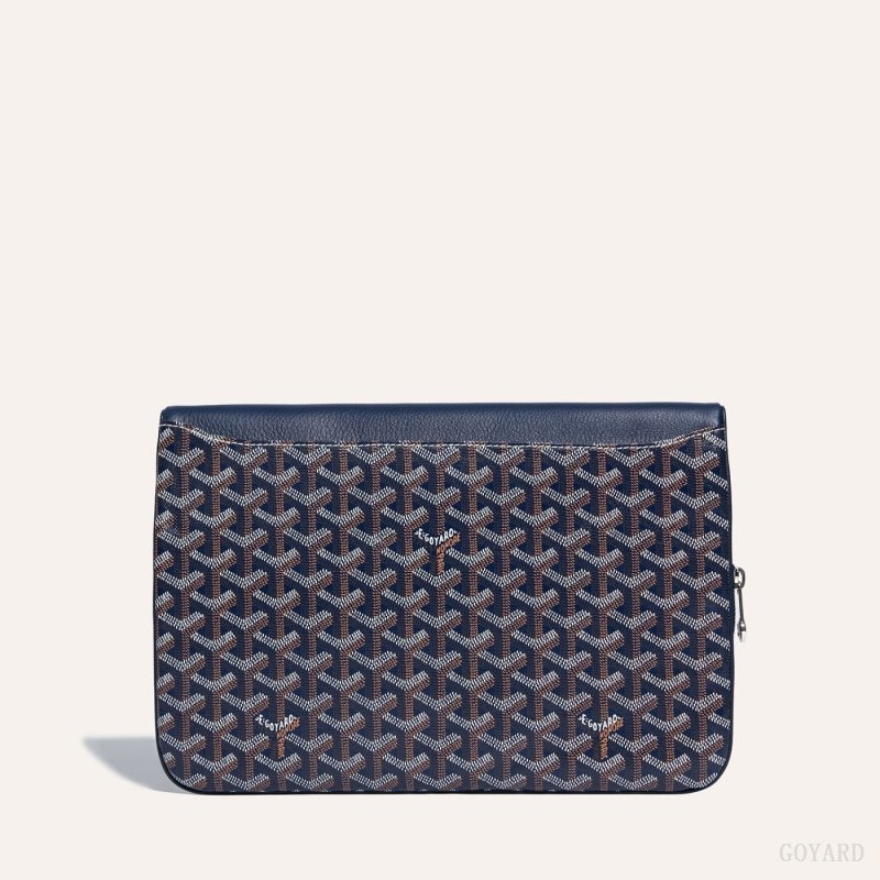 Navy Blue Goyard Sainte-Marie GM Clutch | FHQR1425