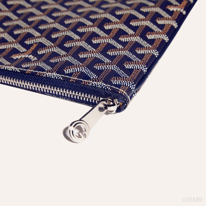 Navy Blue Goyard Sénat MGM Pouch | TQAI3236