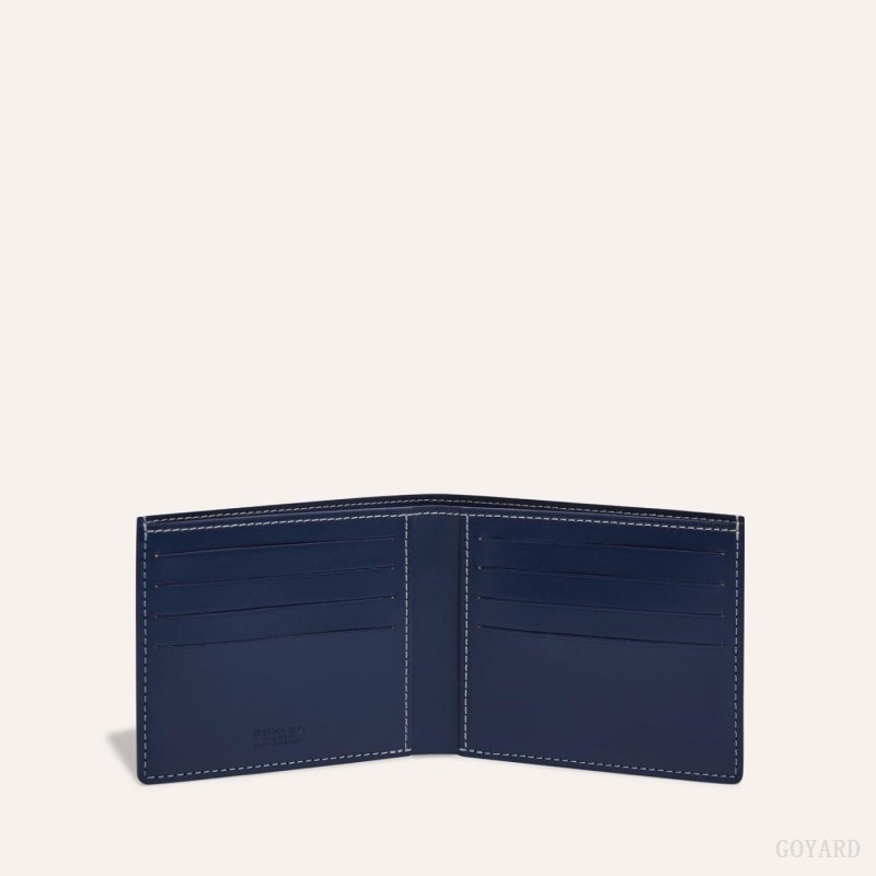 Navy Blue Goyard VICTOIRE WALLET | BGQF3745