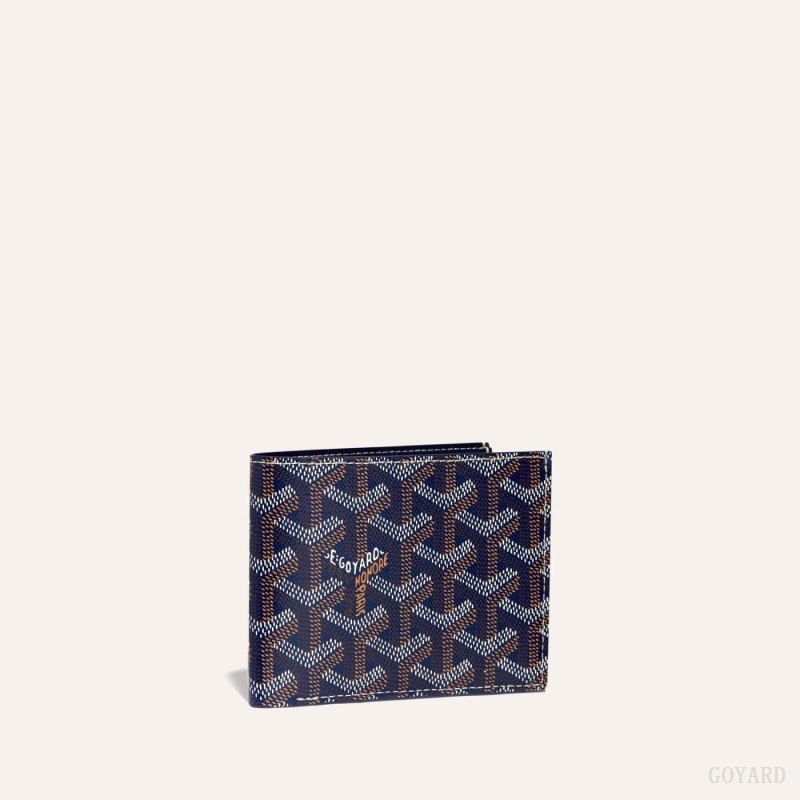 Navy Blue Goyard VICTOIRE WALLET | BGQF3745